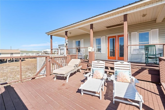 view of deck