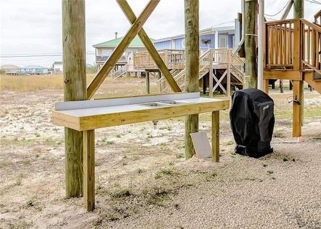 view of jungle gym
