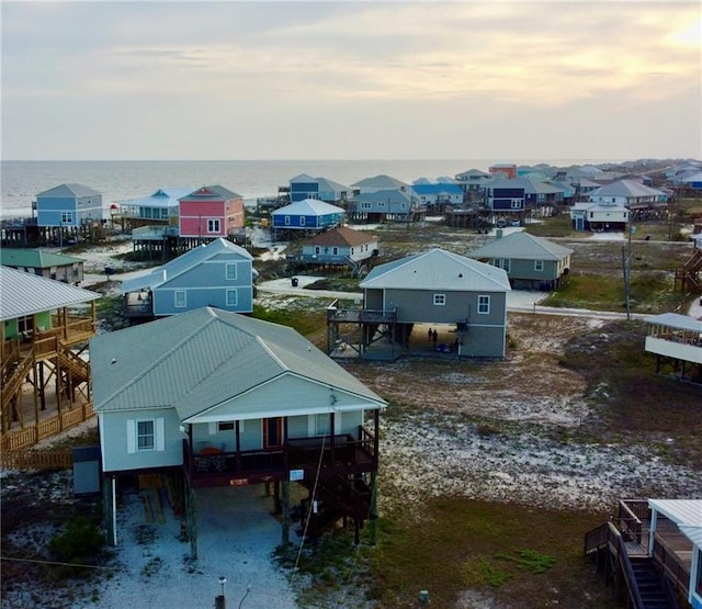drone / aerial view featuring a residential view