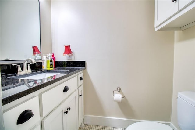 211 Cedar St, Mobile, AL 36602 - bathroom featuring vanity and tile patterned flooring