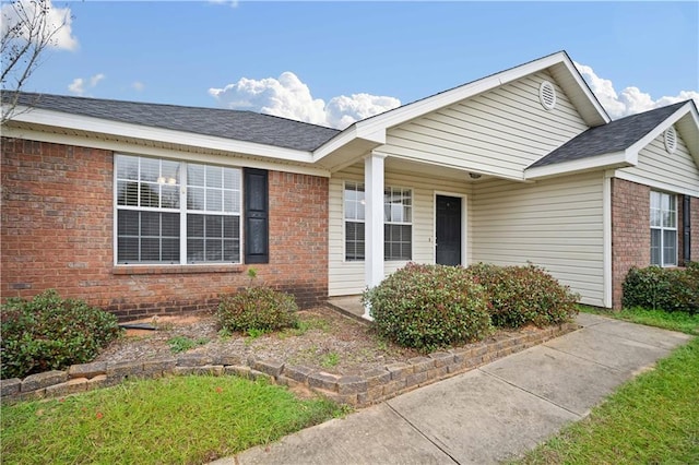 view of front of home