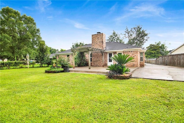 3011 Olde Gate Rd, Mobile, AL 36695 - view of yard with a pergola and a patio