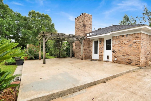 3011 Olde Gate Rd, Mobile, AL 36695 - view of patio featuring a pergola