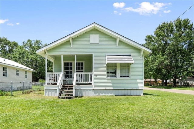 250 10th Ave, Chickasaw, AL 36611 - back of property featuring covered porch