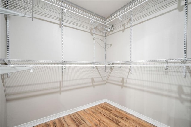 647 Spring Lake Ct, Mobile, AL 36695 - walk in closet featuring wood finished floors