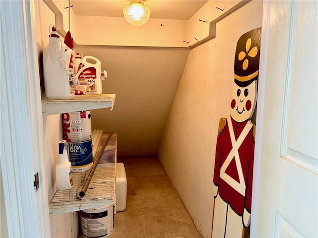 734 Natchez Trail Ct, Mobile, AL 36609 - interior space featuring unfinished concrete floors