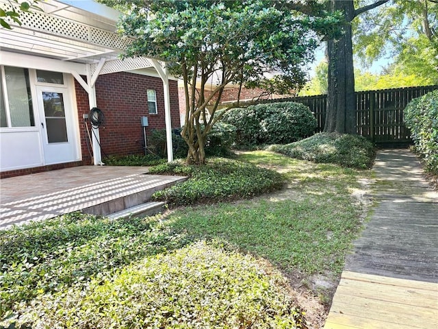 734 Natchez Trail Ct, Mobile, AL 36609 - view of yard with fence