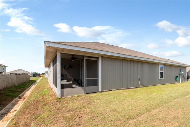 20675 Mercury Dr, Robertsdale, AL 36567 - rear view of property featuring a sunroom