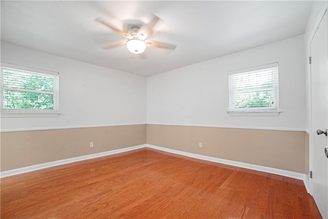 1008 Chalet Dr W, Mobile, AL 36608 - unfurnished room featuring light wood-style floors and a ceiling fan