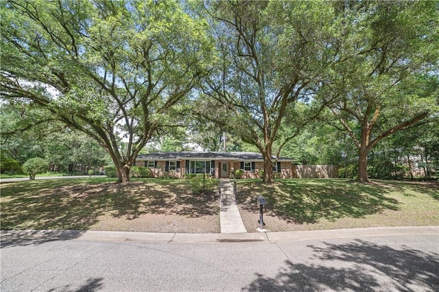 1008 Chalet Dr W, Mobile, AL 36608 - view of ranch-style house