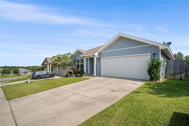 10529 Wales Ln, Spanish Fort, AL 36527 - ranch-style house with a garage and concrete driveway