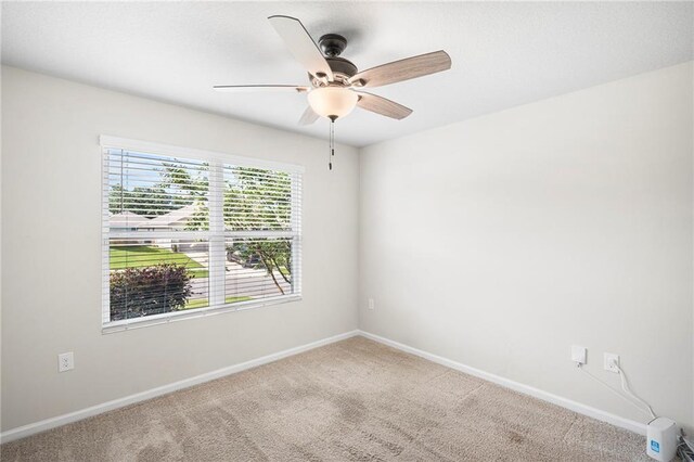 10529 Wales Ln, Spanish Fort, AL 36527 - carpeted empty room featuring baseboards and a ceiling fan