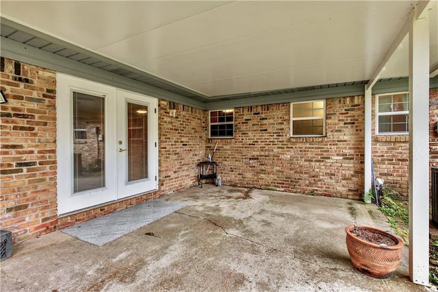 view of patio / terrace with french doors