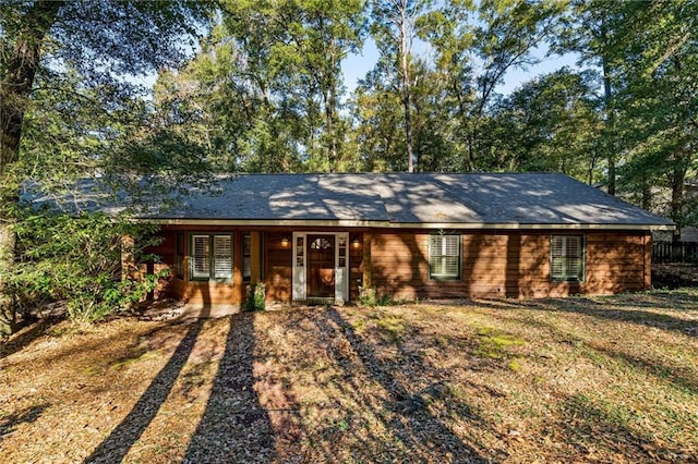 view of ranch-style home