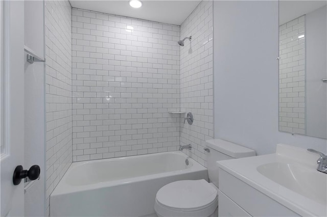 5023 Santos Dr W, Mobile, AL 36619 - full bath with vanity and bathing tub / shower combination