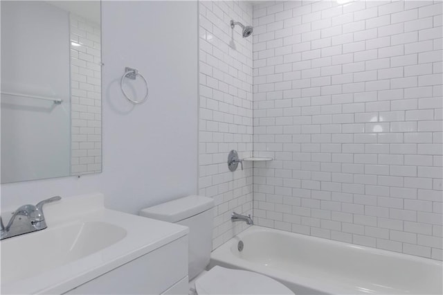 5023 Santos Dr W, Mobile, AL 36619 - bathroom featuring vanity and bathing tub / shower combination