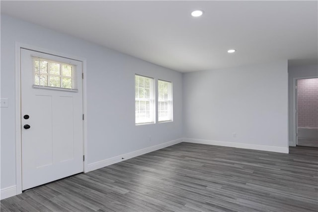 5023 Santos Dr W, Mobile, AL 36619 - foyer entrance featuring plenty of natural light, wood finished floors, and recessed lighting