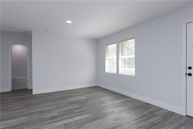 5023 Santos Dr W, Mobile, AL 36619 - spare room featuring wood finished floors and recessed lighting