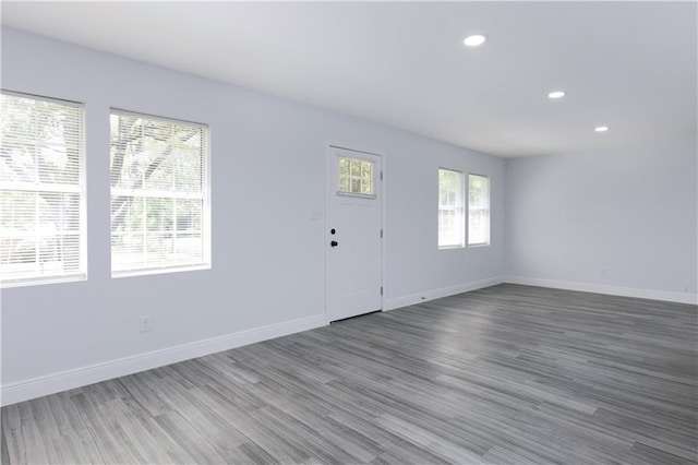 5023 Santos Dr W, Mobile, AL 36619 - entryway featuring recessed lighting and wood finished floors