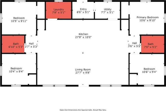 5023 Santos Dr W, Mobile, AL 36619 - view of room layout