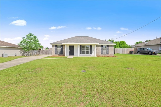 13578 James Copeland Dr, Mobile, AL 36695 - ranch-style house with concrete driveway