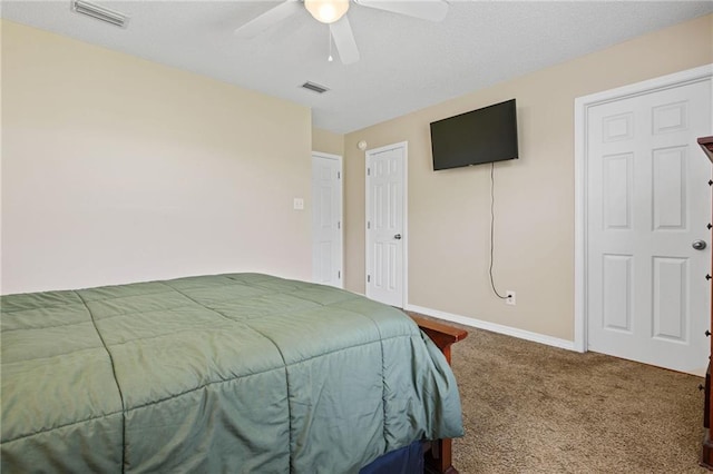 13578 James Copeland Dr, Mobile, AL 36695 - carpeted bedroom featuring baseboards and ceiling fan