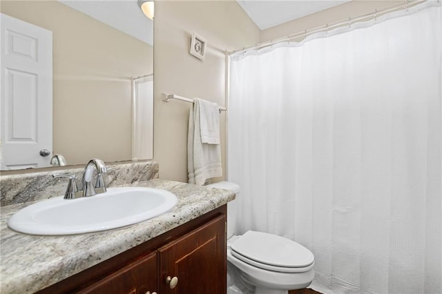 13578 James Copeland Dr, Mobile, AL 36695 - full bath with toilet, vanity, and a shower with curtain