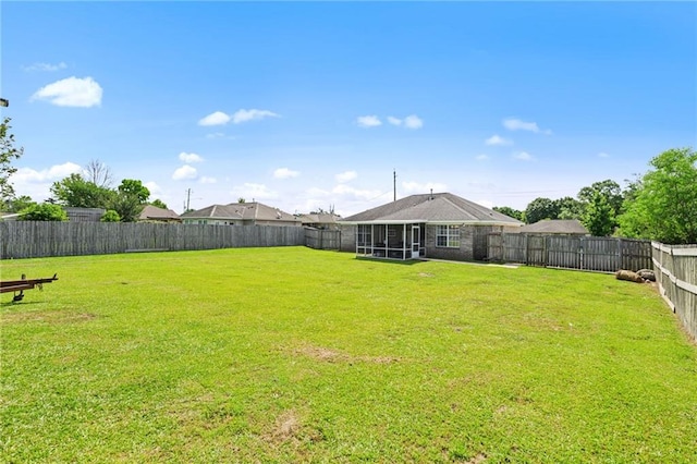 13578 James Copeland Dr, Mobile, AL 36695 - view of yard with a sunroom