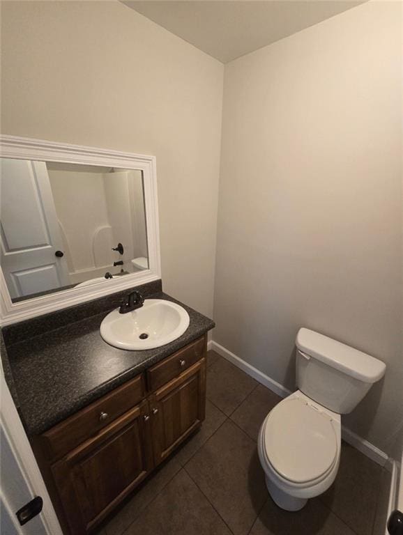 4973 Mccrary Rd, Semmes, AL 36575 - bathroom with vanity and tile patterned floors