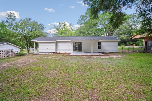 1452 Morlee Dr E, Mobile, AL 36618 - rear view of property with a patio