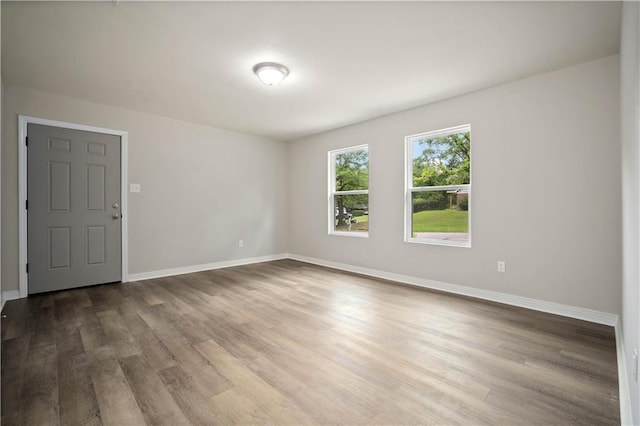 1452 Morlee Dr E, Mobile, AL 36618 - spare room with wood finished floors and baseboards
