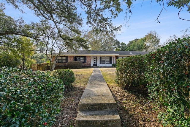 view of ranch-style house