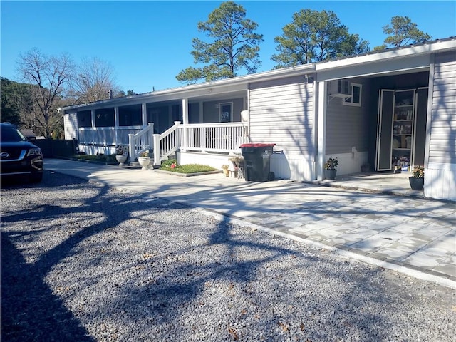 view of front of home