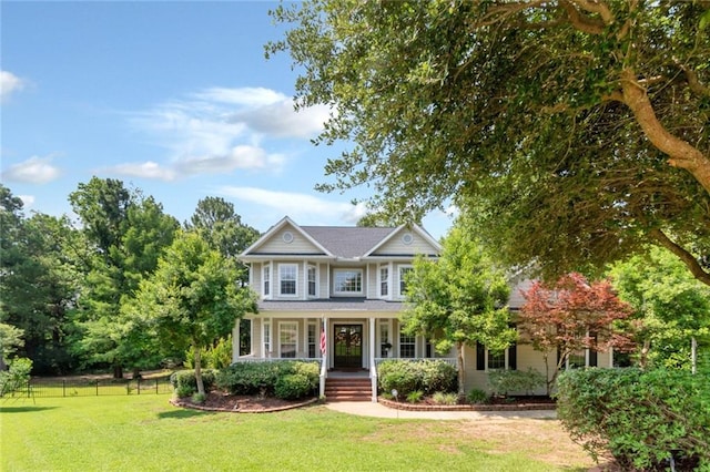 9102 Magnolia Ct, Spanish Fort, AL 36527 - view of front of property with a porch