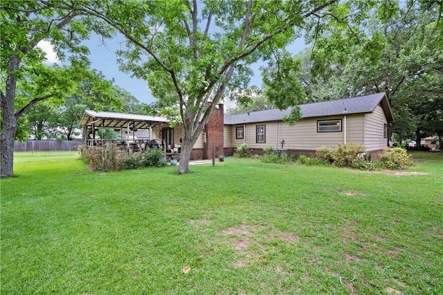 view of yard