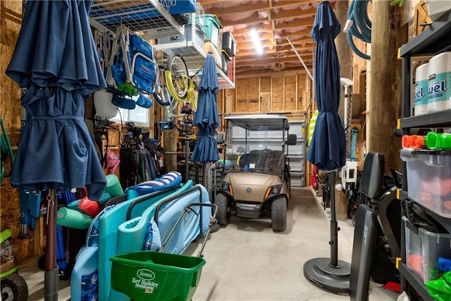 view of storage room