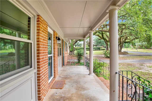 view of patio / terrace featuring a porch