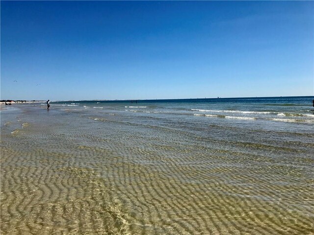 water view with a view of the beach