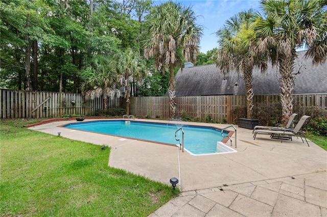 6905 Providence Estates Dr N, Mobile, AL 36695 - view of pool featuring a patio area and a fenced backyard