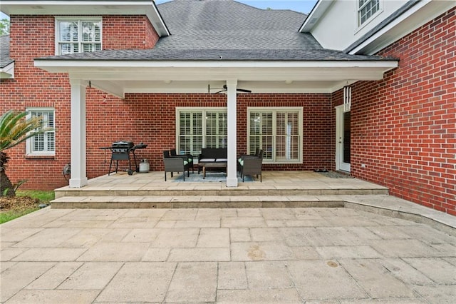 6905 Providence Estates Dr N, Mobile, AL 36695 - view of patio featuring grilling area