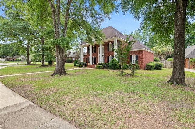 6905 Providence Estates Dr N, Mobile, AL 36695 - neoclassical home with brick siding