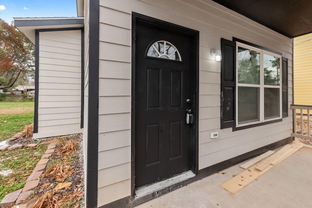 view of entrance to property