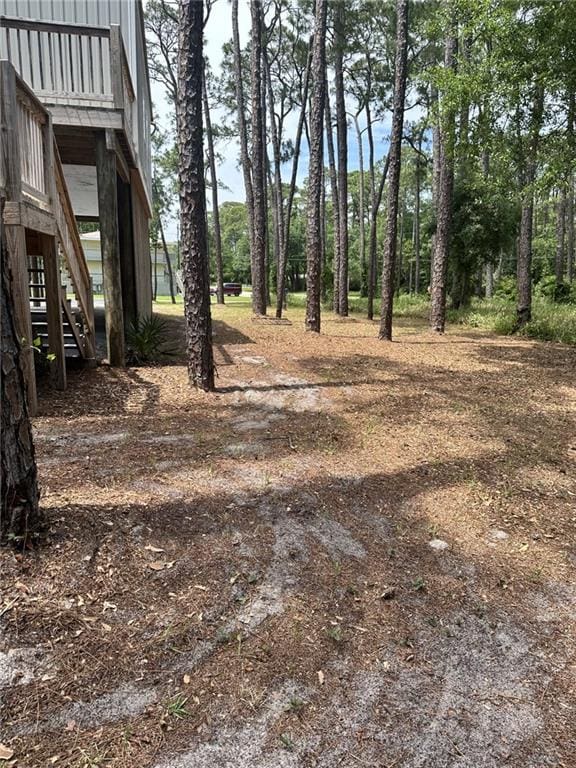 1401 Osprey Ln, Dauphin Island, AL 36528 - view of yard with stairs
