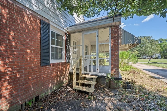 view of entrance to property