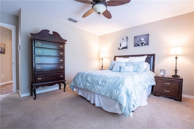 13330 Wages Ct, Mobile, AL 36695 - bedroom featuring carpet flooring, baseboards, and a ceiling fan