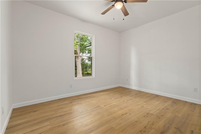 5305 Laurendine Rd, Theodore, AL 36582 - unfurnished room featuring light wood finished floors and a ceiling fan
