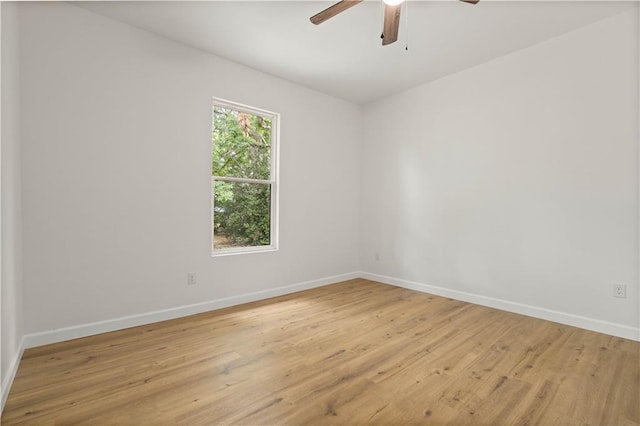 5305 Laurendine Rd, Theodore, AL 36582 - unfurnished room featuring light wood-type flooring and ceiling fan