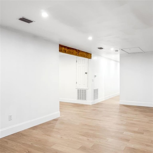 7498 Pinehill Rd, Daphne, AL 36526 - unfurnished room featuring light wood finished floors and recessed lighting