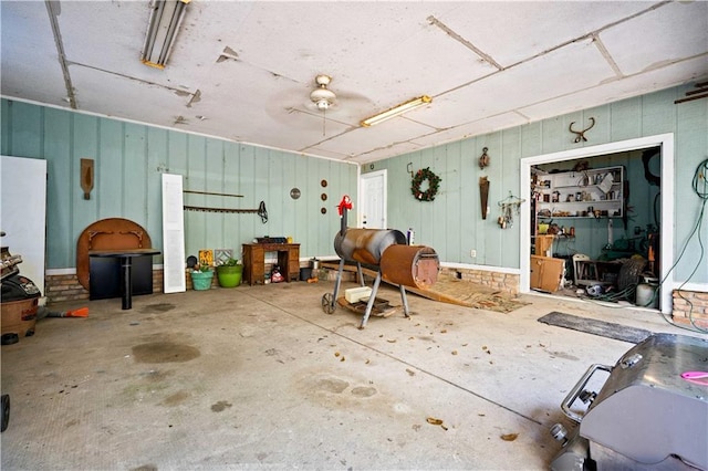 8170 Wilmer Georgetown Rd, Wilmer, AL 36587 - garage featuring freestanding refrigerator