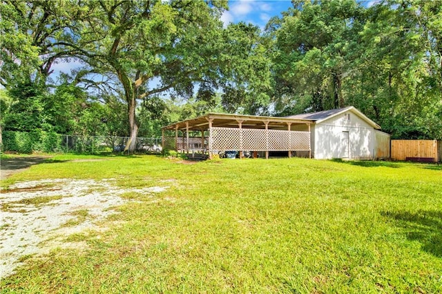 1215 Anchor Dr, Mobile, AL 36693 - view of yard featuring view of wooded area